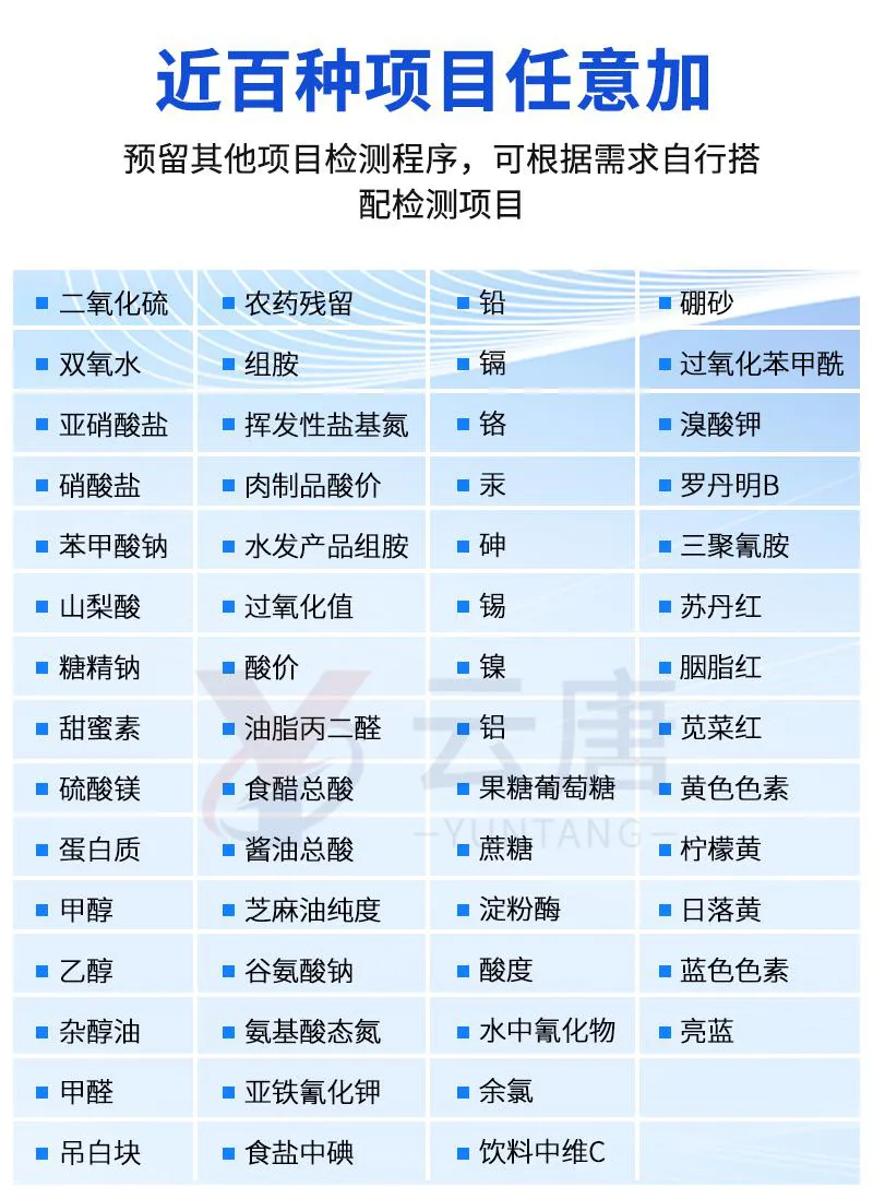 食品二氧化硫檢測儀